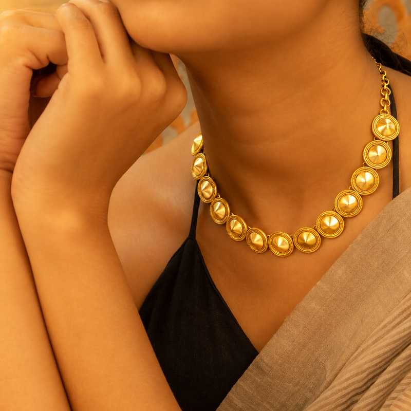 Moh Tikdi Sequence Fine Necklace