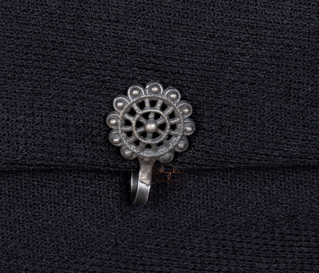 Adya Intricate Charkha Nose Clip on