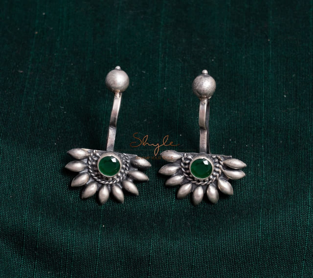 Adya Petal Green clip on Bugadi