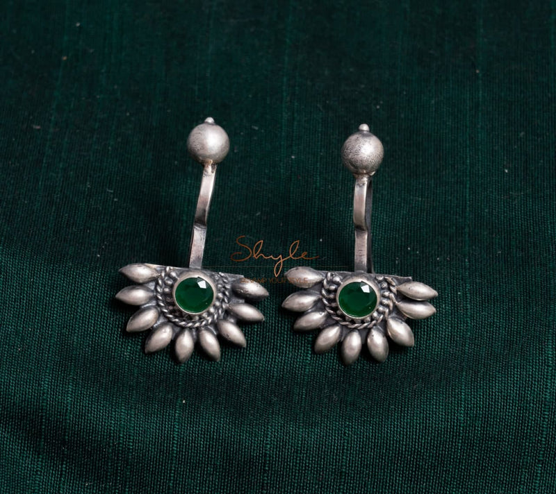 Adya Petal Green clip on Bugadi
