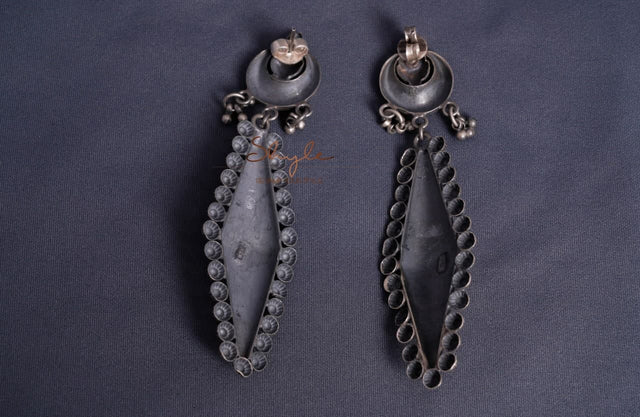 Mizoya Solid Silver Danglers