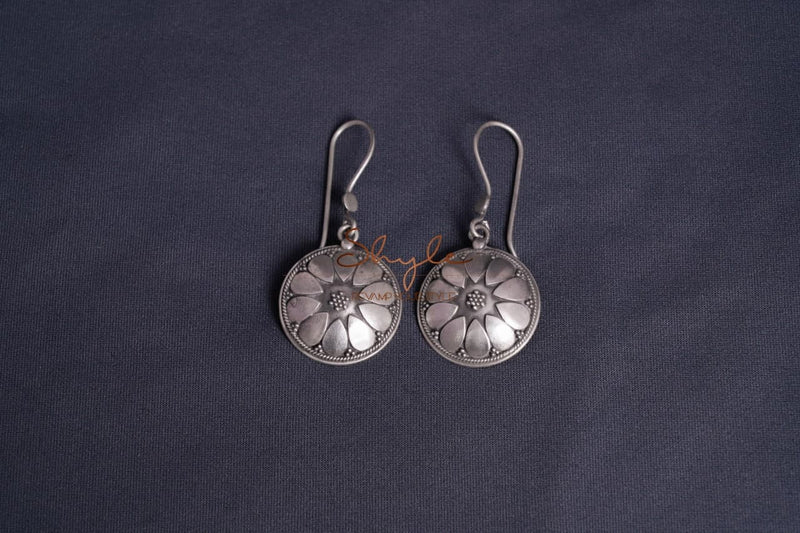Moh Petal Intricate fish hook earrings