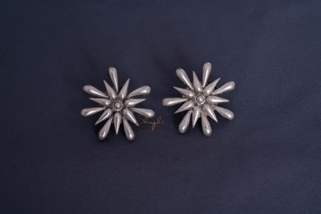 Adya Embossed Quirky Studs
