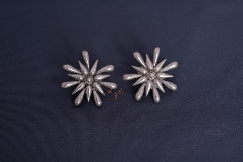 Adya Embossed Quirky Studs