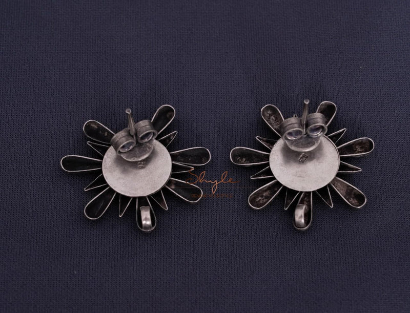 Adya Embossed Quirky Studs