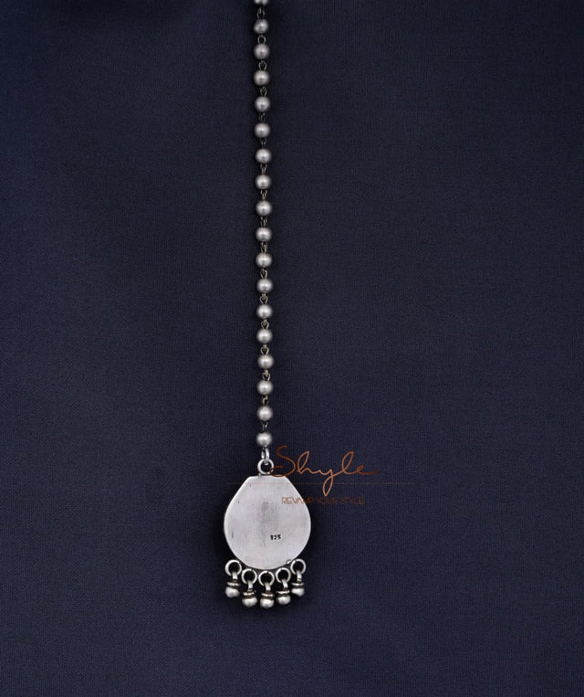 Dulari Petal ghughri Maangtika back