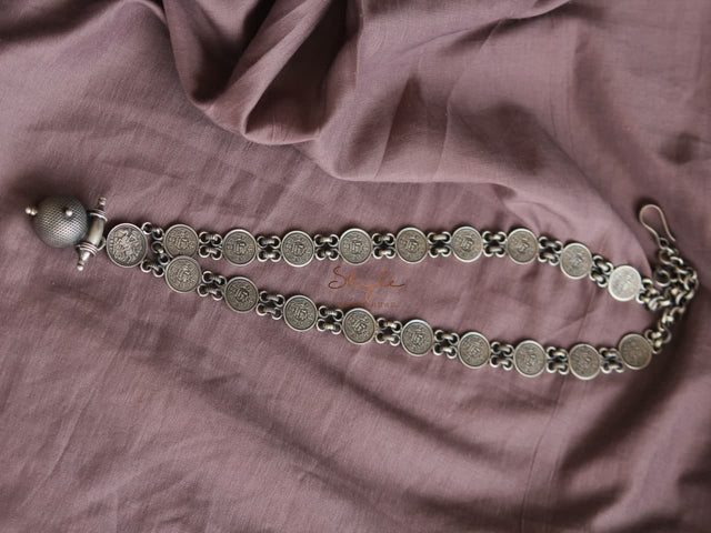 Anvaya Sikka Textured Drop Classic Necklace