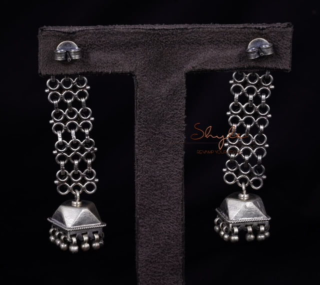 Anvaya Intricate Jali Jhumki back