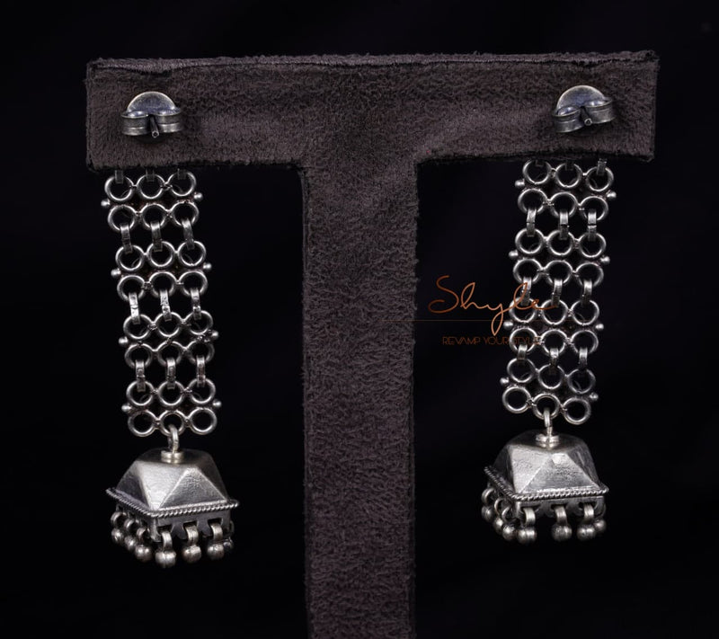 Anvaya Intricate Jali Jhumki back
