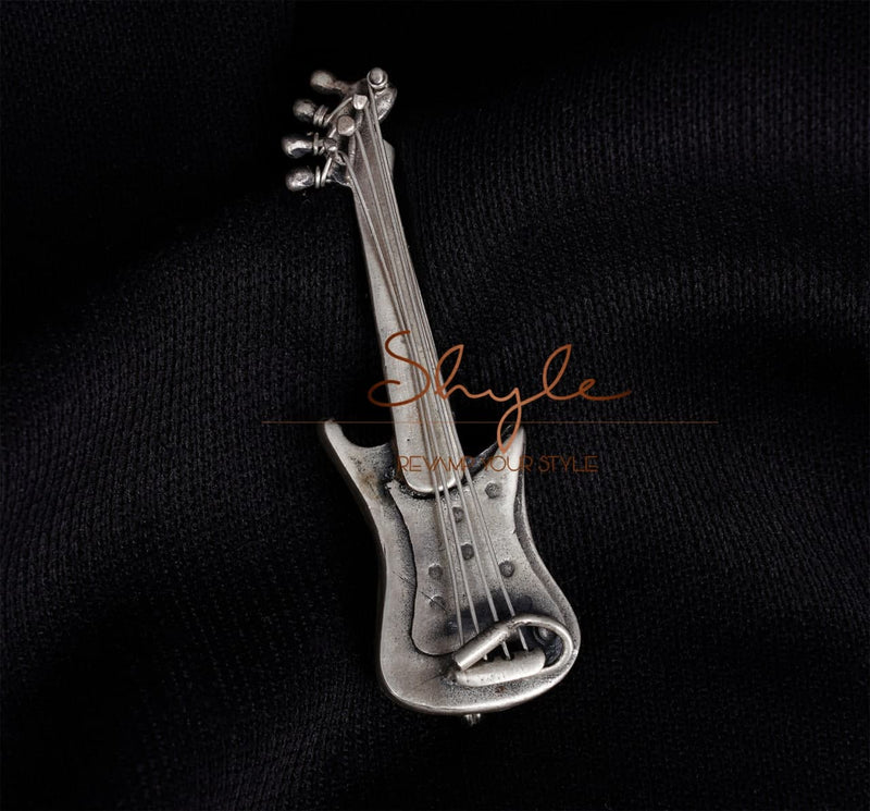 Anvaya Statement Guitar Rakhi cum Brooch
