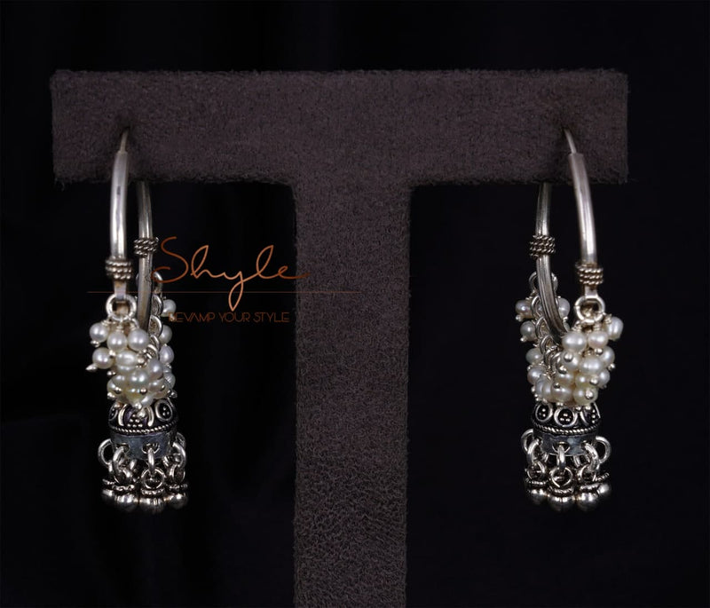 Dulari Fine Pearl Bali Jhumki