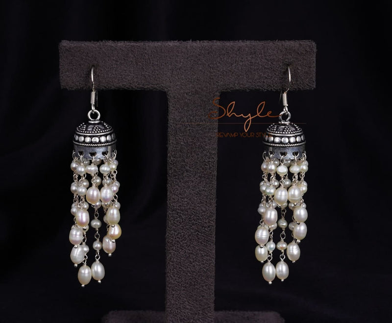 Jhumri Pearl Dangling Jhumkis