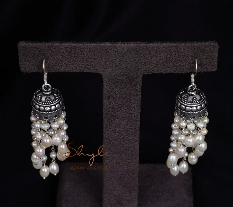 Jhumri Pearl Dangling Jhumkis
