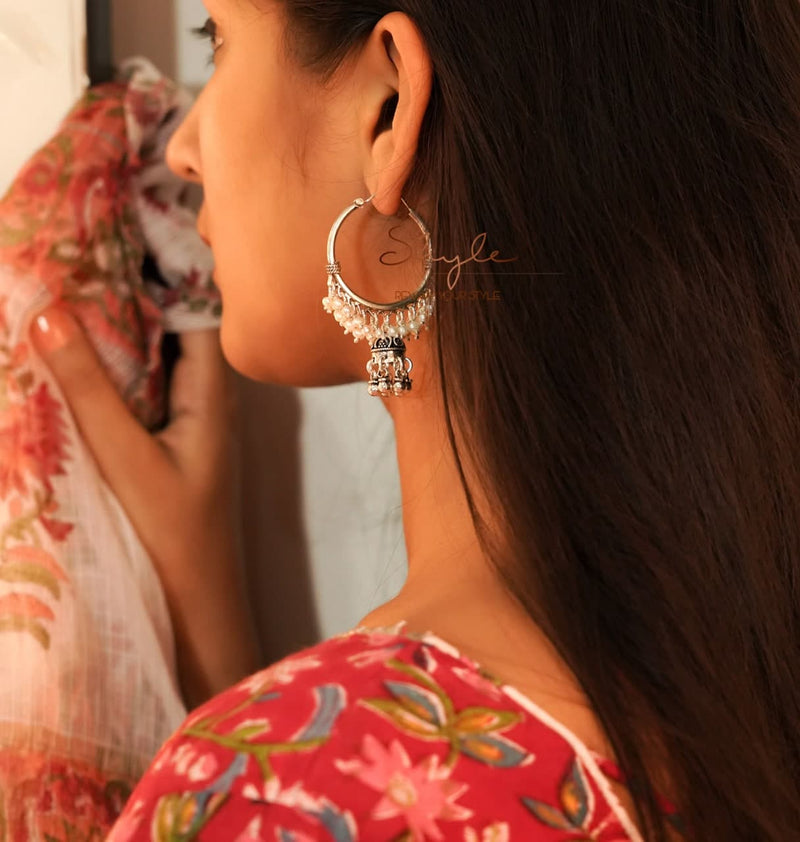 Dulari Fine Pearl Bali Jhumki