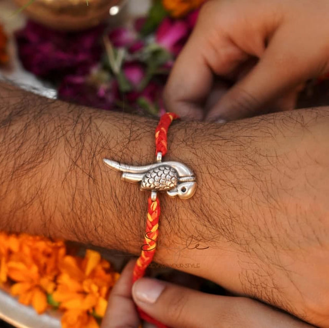 Moh Intricate Parrot Rakhi