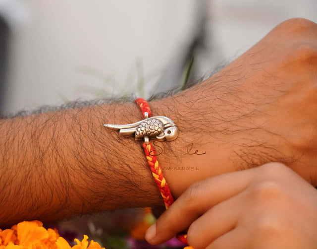 Moh Intricate Parrot Rakhi