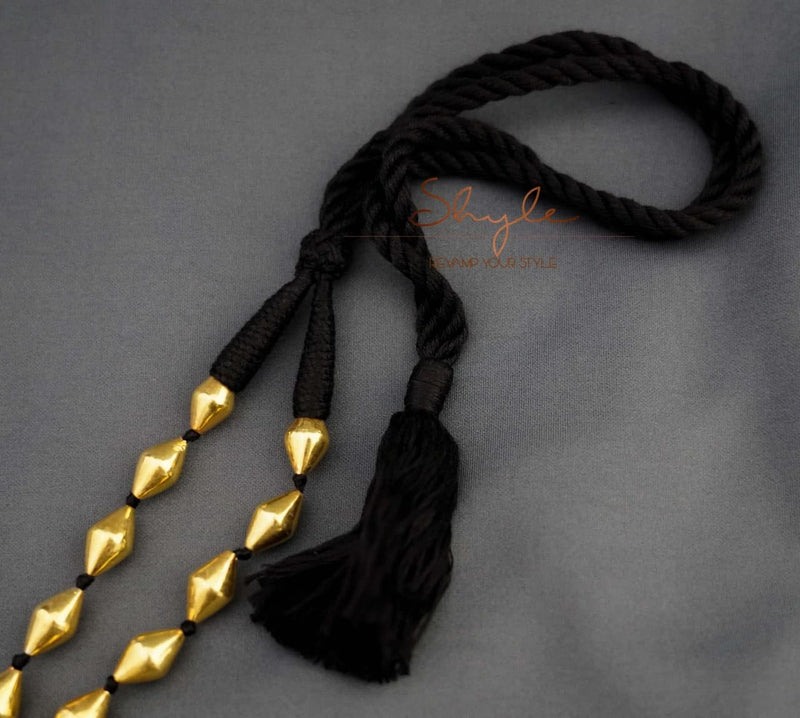 Tattva Gold Tone Dholki Beads Necklace