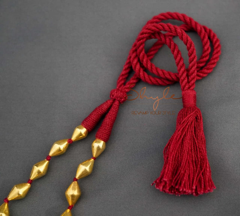 Tattva Gold Tone Dholki Beads Necklace