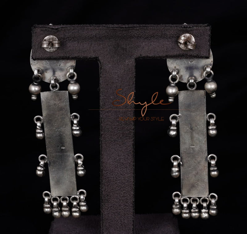 Mizoya Detailed Ghughri Earrings back