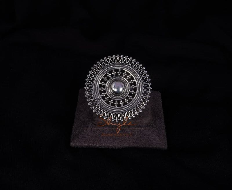 Moh Chakra Cocktail Ring