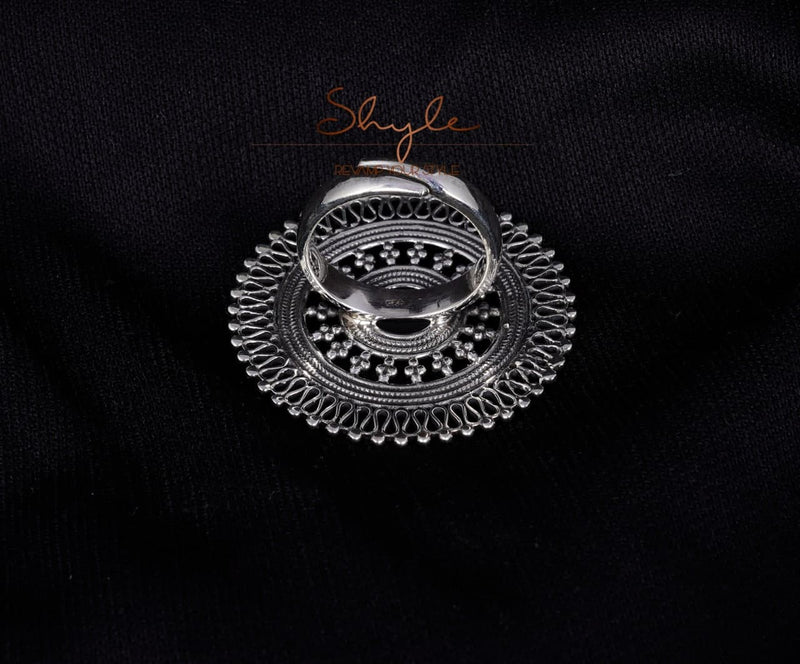 Moh Chakra Cocktail Ring