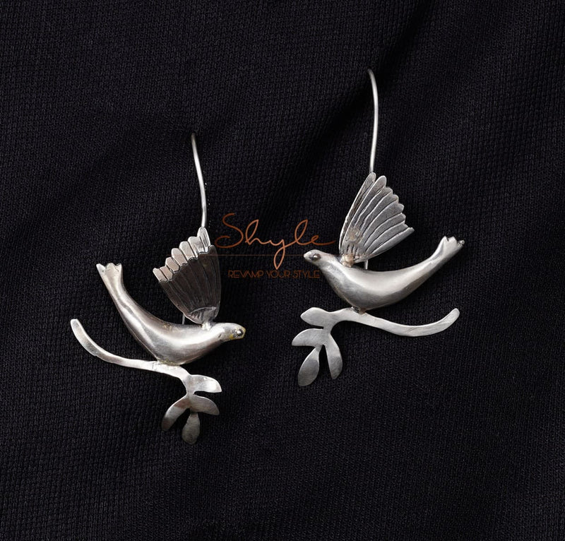 Adya Flying Bird Statement Earring front