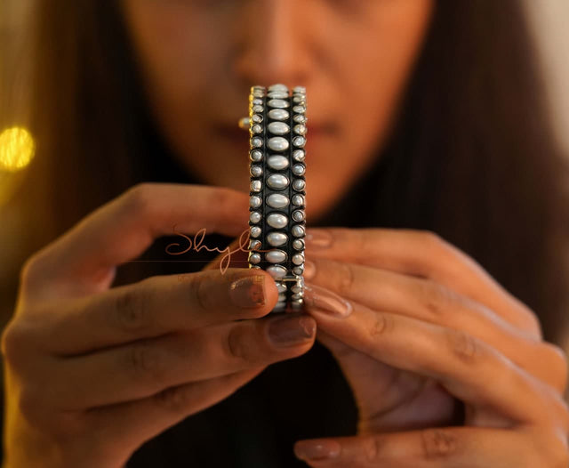 Tattva Pearl Jadau Timeless Kada