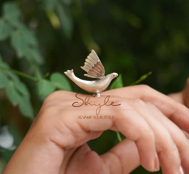 Adya Flying Bird Statement Ring
