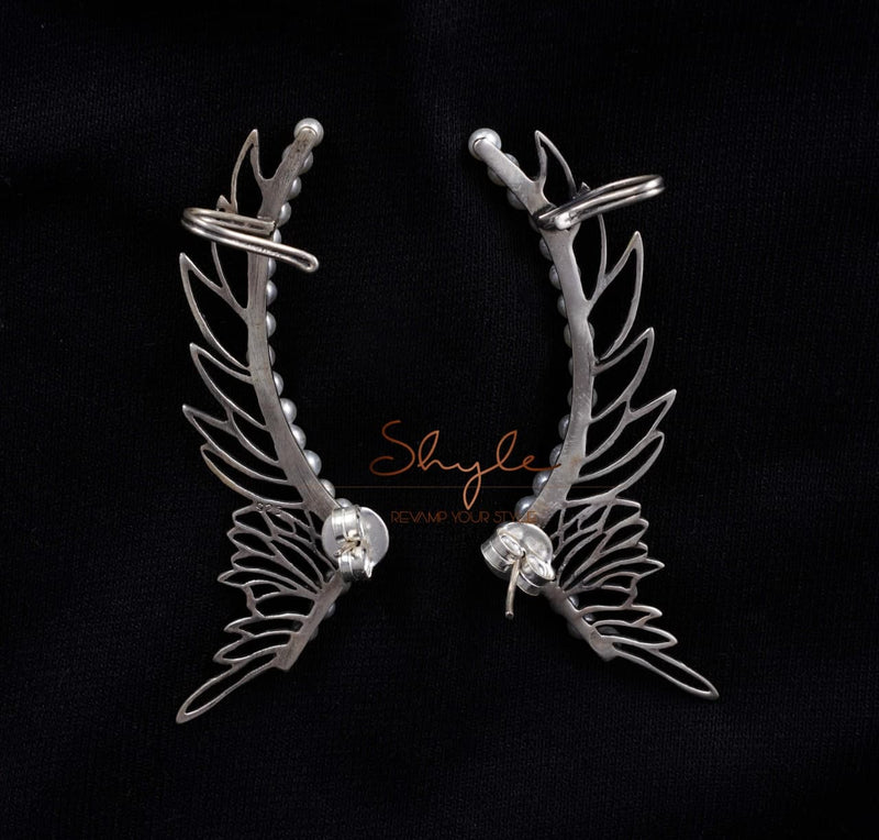 Mizoya Statement Wing Earcuff side