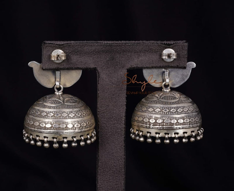 Tattva Intricate Classic Jhumka back
