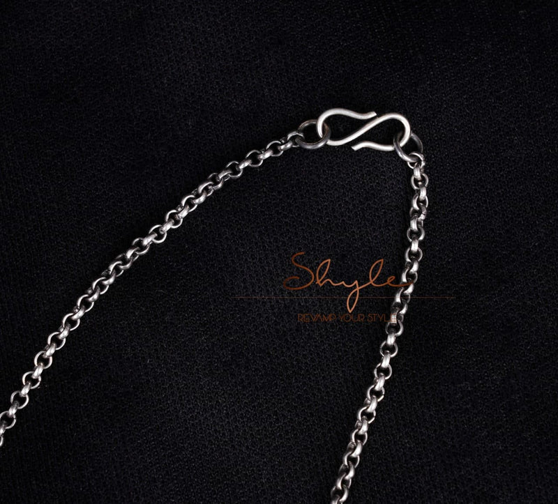Shiva Trishul Rudraksh Dangling Statement Necklace
