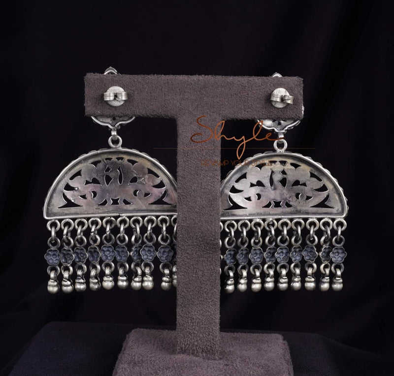 Tattva Carved Ghughri Drop Classic Earrings