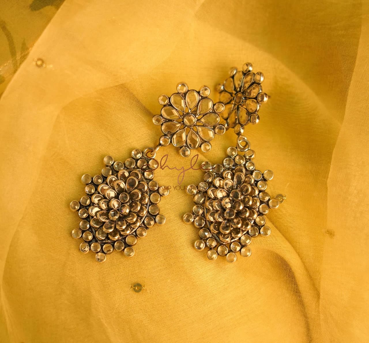 Essence Fine Scintillating Flora Earrings
