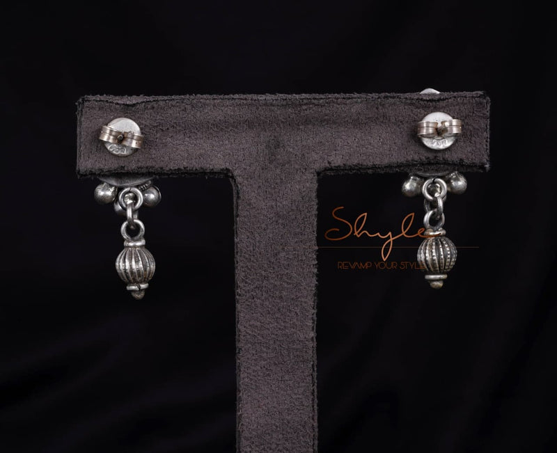 Anvaya Rawa Ghughri Drop Intricate Earrings