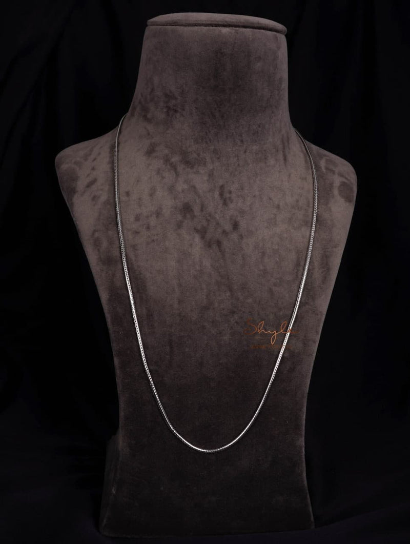 Adya Everyday Intricate Crafted Silver Chain