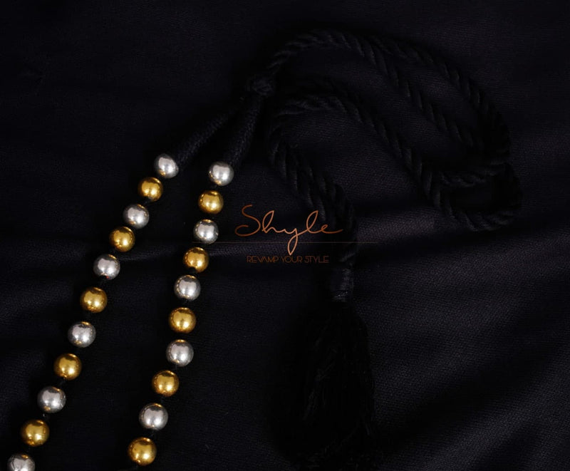 Anvaya Dual Tone Versatile Bead Necklace