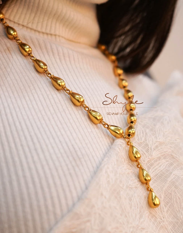 Adya Statement Gold Boond Necklace