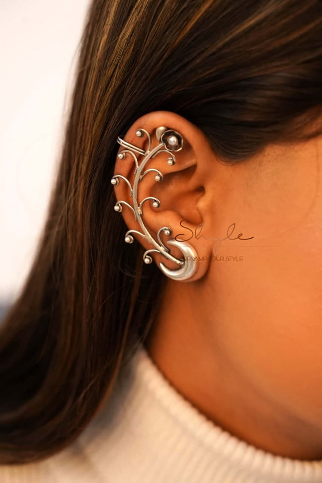 Moh Statement Petal Sequence Earcuff