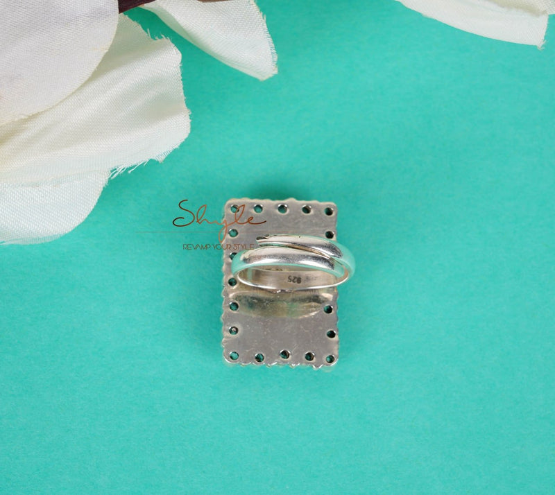 Essence Jadau Turquoise Cocktail Ring