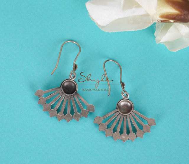 Adya fine pankhi fish hook earrings