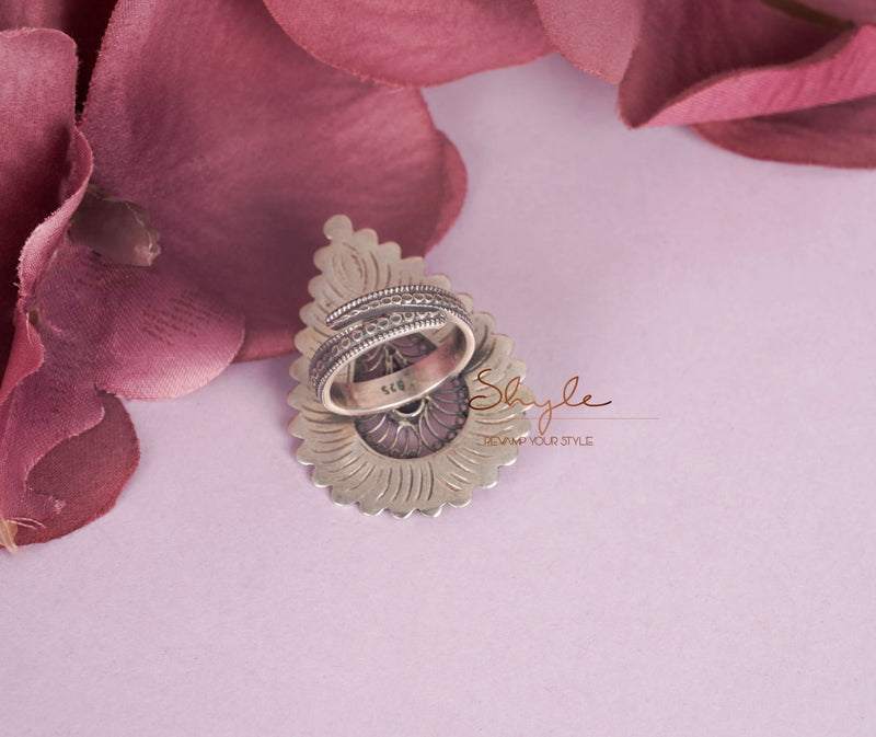 Mizoya Statement Drop Ring