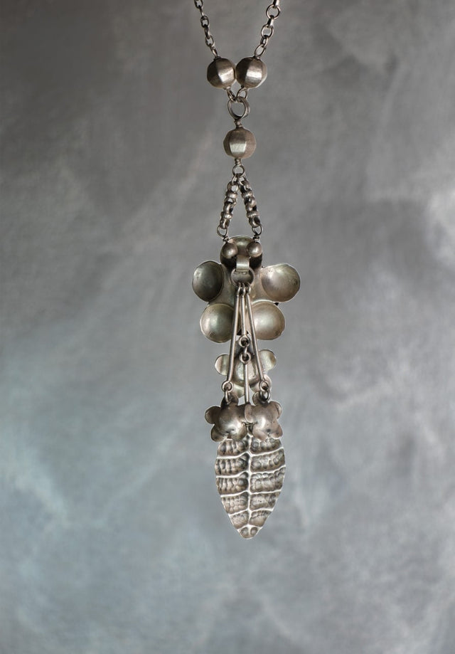 Qurbat Flower Cluster Statement Necklace