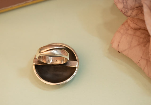 Mizoya Intricate Daana Detailed Circular Ring