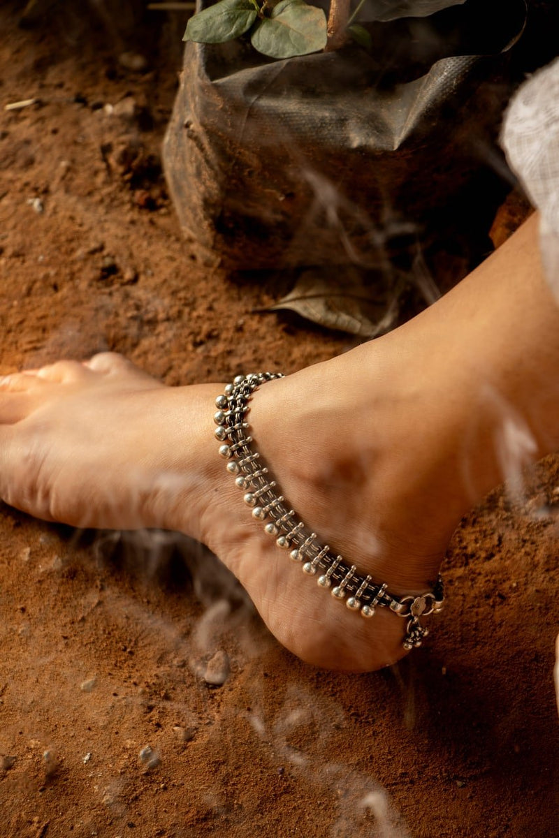 Moh Classic Jali Ball Anklet