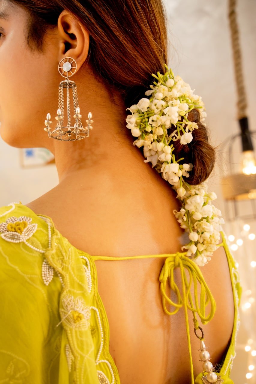 Anvaya Lamp Chandelier Statement Earrings