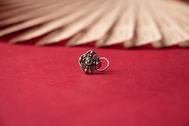 Mizoya Intricate Embossed Nose Ring