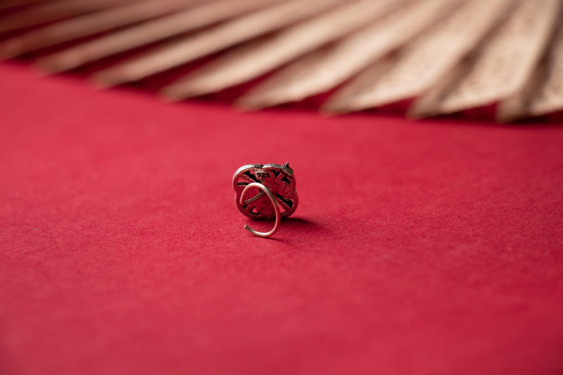 Mizoya Intricate Embossed Nose Ring