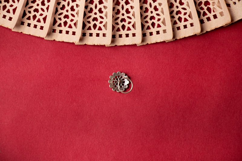 Moh Intricate Carved Nose Ring