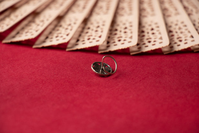 Adya Intricate Flower Nose Ring