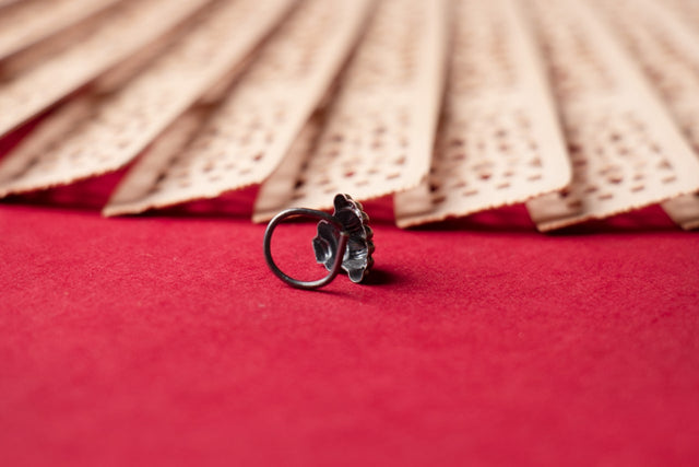 Mizoya Intricate Embossed Nose Ring